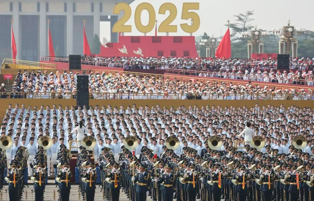 山河无恙，吾辈自强！铎旺公司组织观看抗日战争80周年大阅兵